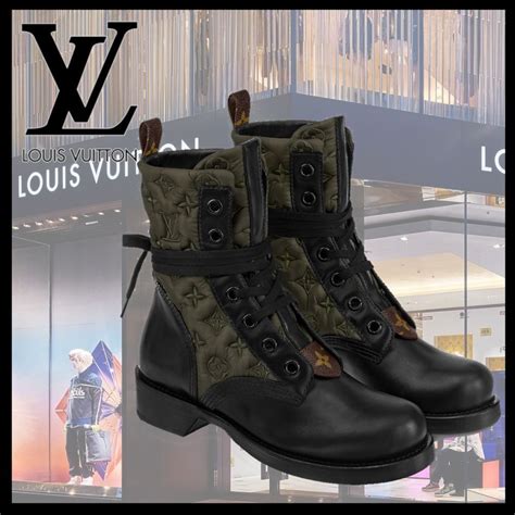 louis vuitton ranger boots|louis vuitton military boots.